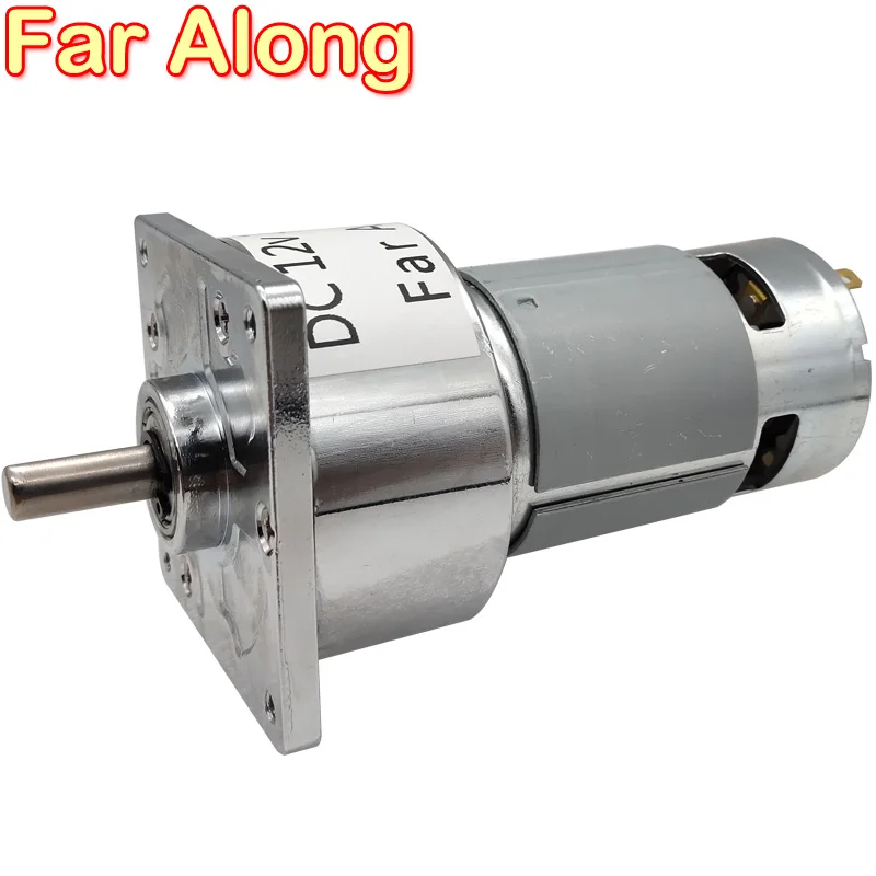 Низкоскоростной мотор редуктор постоянного тока с высоким крутящим моментом 12 В