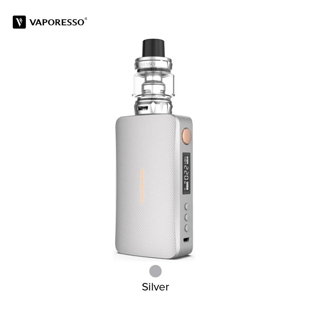 Серебристый Vaporesso GEN с SKRR-S баком Vape с 8 мл электронная сигарета бак QF Полоса катушка QF сетка катушка VS Vaporesso люкс-с - Цвет: Серебристый