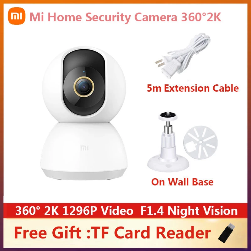 

Xiaomi Mijia Smart Home IP Camera 360° 2K 1296P Video Mi CCTV WiFi Webcam Night Vision Wireless Security Camera Baby Monitor