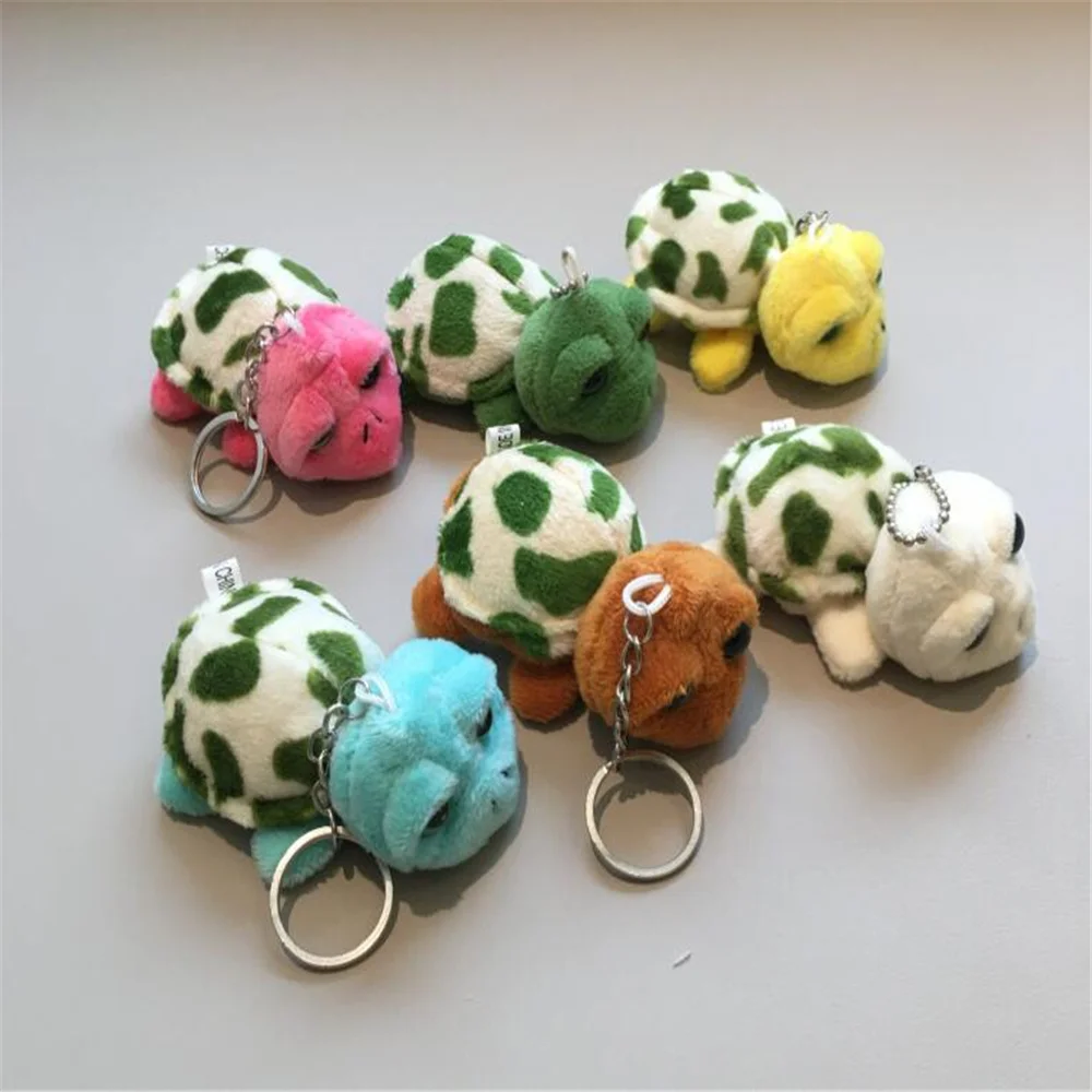 Много цветов размеры 4-8 см набивная Черепаха игрушка черепаха плюшевая кукла