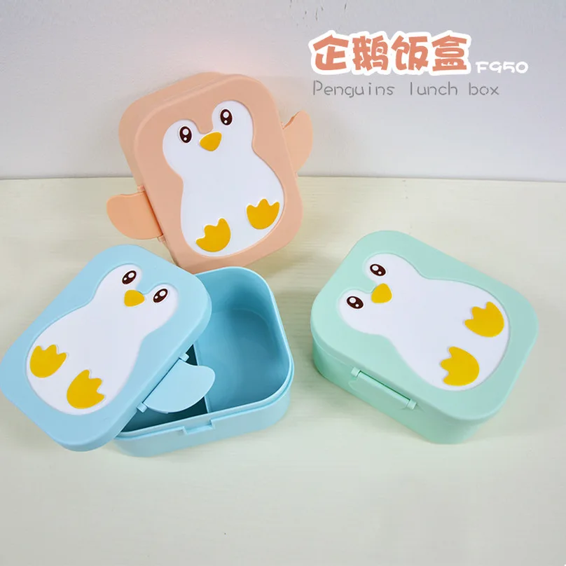 Новый Ланчбокс Bento 1050 мл с подогревом милый пингвин в форме полипропилена защитой