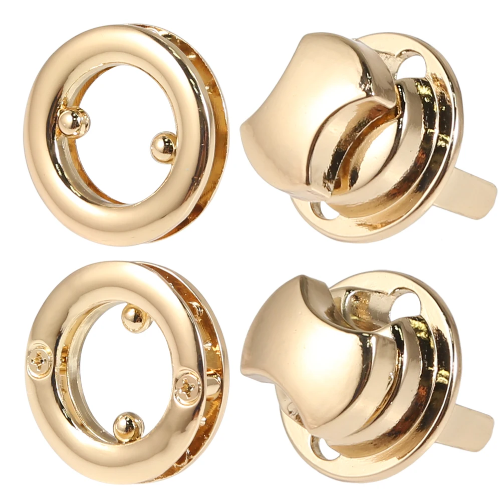 Металлическая круглая сумка 3 2 см с поворотным замком застежка кожаное ремесло