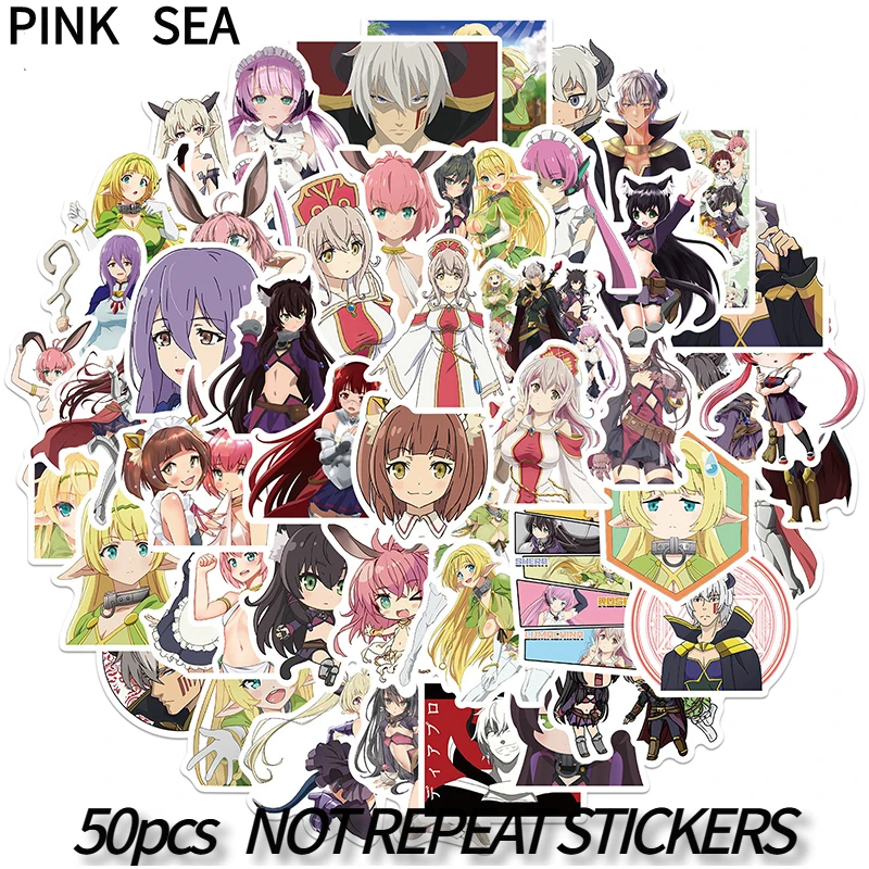 10/30/50Pcs/set HOW NOT TO SUMMON A DEMON LORD Cartoon Anime Graffiti Stickers For Laptop Case Skateboard Luggage Helmet Diy