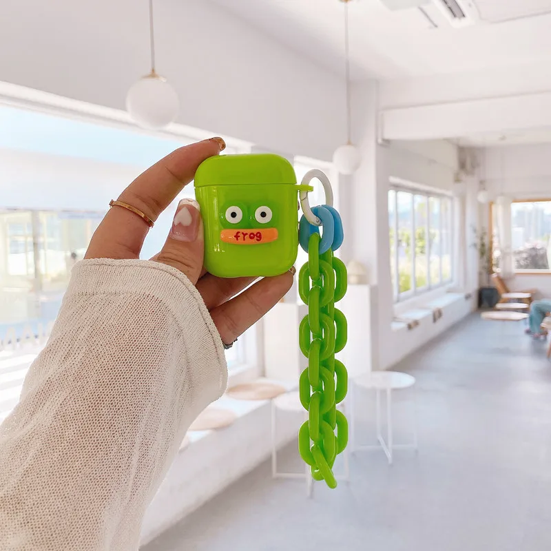 Милый жемчужный браслет оболочка брелок карамельные цвета мультяшный узор чехол