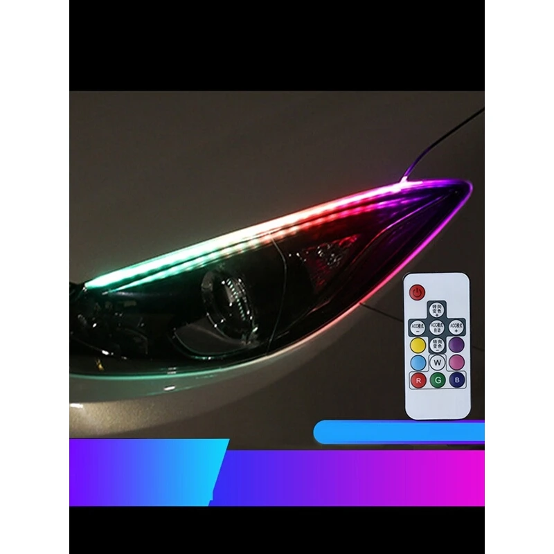 Para Auto Iluminaciones Barra Coche Lighting Light Car Accessories Luces Led Headlight Daytime Running Universal Signal Lamp | Автомобили