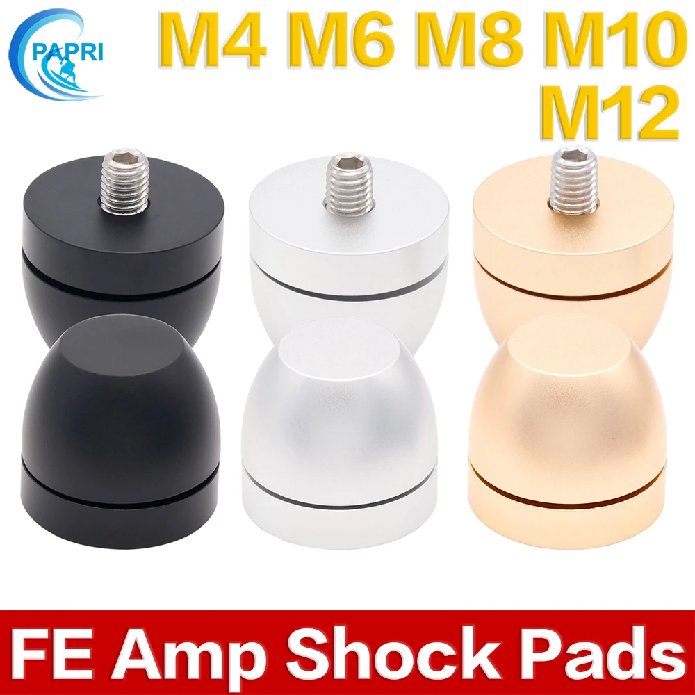 

PAPRI FE Aluminum Alloy+ Aviation Ceramic Beads Tube Amp Speaker CD player Computer decoder shock absorber foot nail Feet Pad
