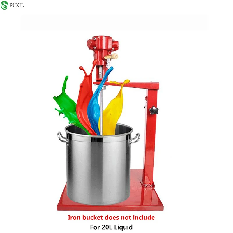 

20L Pneumatic Paint Mixer Air Agitator Blender Vertical Stirrer Ink Paint Liquid Mixing Machine 5 Gal DS3-5S