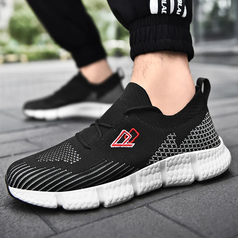 Mens Womens Running Shoes Breathable Sport Shoes High Quality Lightweight Tennis Shoes Comfortable Walking Shoes Trendy Sneakers