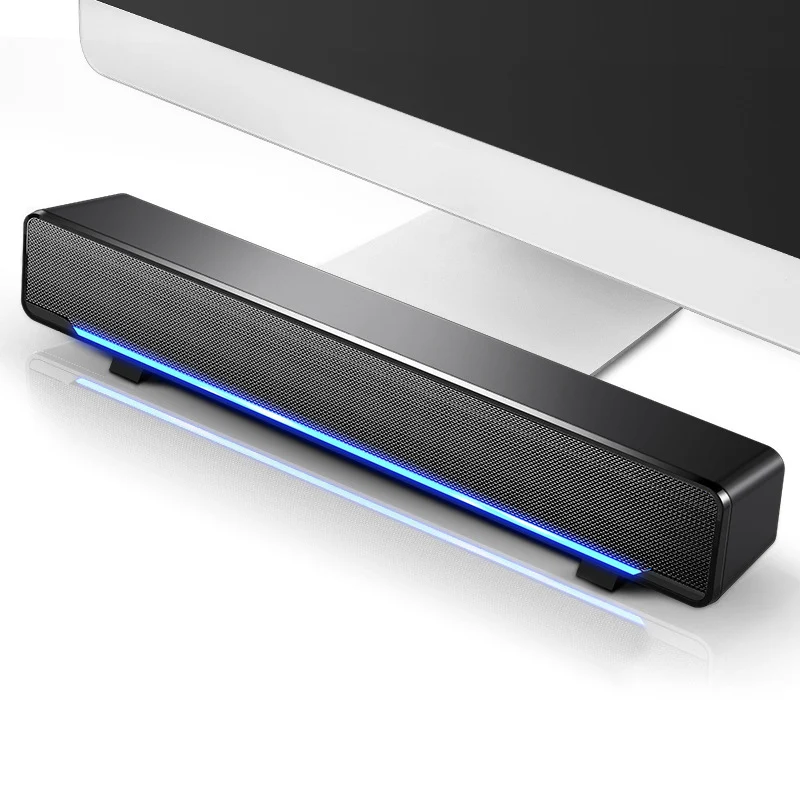 SADA V-196 USB Компьютерные колонки аудио Настольный сабвуфер мультимедийная полоса Саундбар объемный звук коробка для ПК ноутбук телефон Mp4