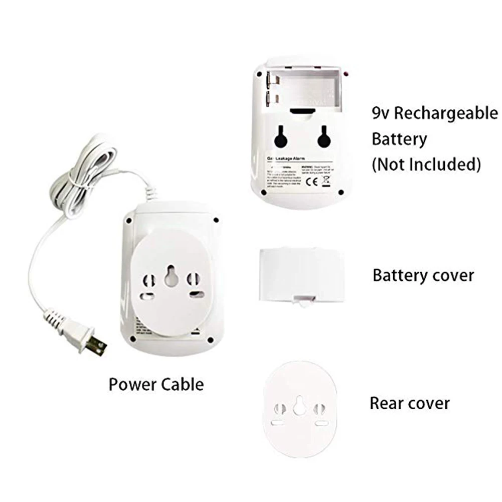 Высокочувствительный ЖК дисплей горючая безопасность домашняя сигнализация