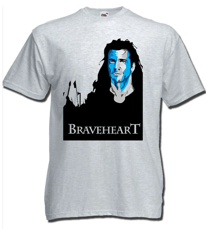 Мужская хлопковая футболка BRAVEHEART 1995 с изображением старого фильма драмы истории