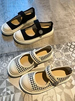 womens shoes thick soled casual shoes 2021 new spring and autumn shallow mouth fashion velcro mary jane sneakers