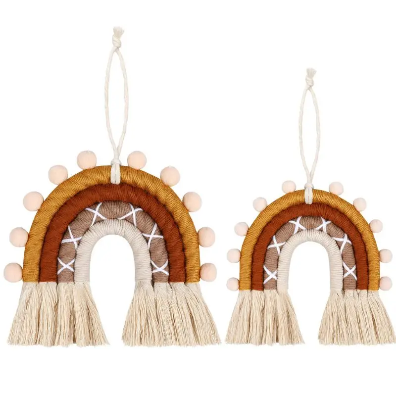 

New Home Decoration Handmade Weaving Ornament Nordic Fresh Simple Kid Room Wall Hanging