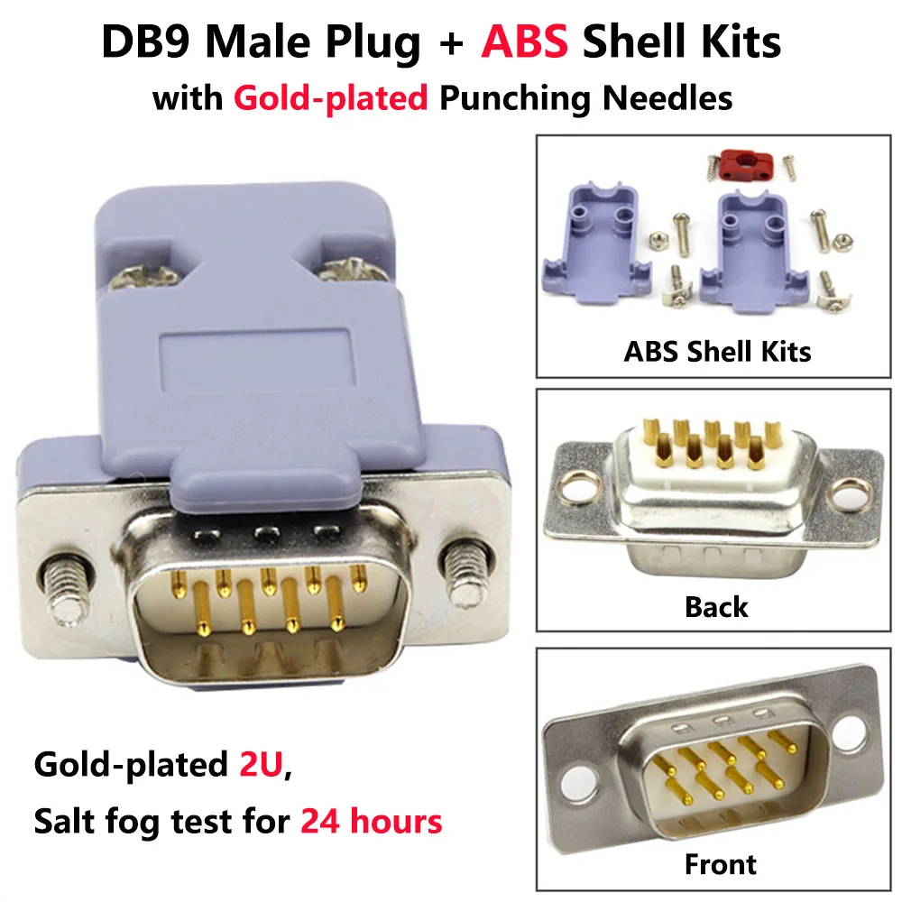 Комплект штекерных разъемов DB9 RS232 9 Pin набор RS485 RS422 COM адаптеры с перфорированной