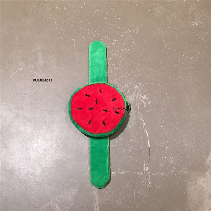 Милые мульти фрукты до 5 дизайнов плюшевый Кошелек арбуз и т. Д. Плюшевый