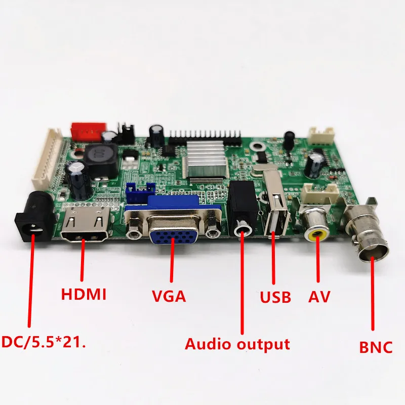 ЖК дисплей диагональю 10 1 дюйма VGA + AV HDMI BNC USB мультимедийный плеер модуль для