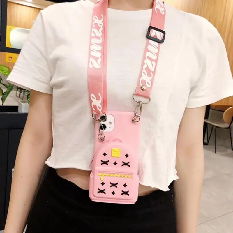 

Cute 3D Wallet DIY Case For Apple iPhone 11 12 Pro Max XR XS X 6 6S 7 8 Plus SE 2020 Soft Bags Cover