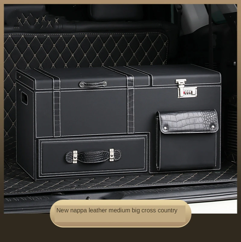 

SUV Car Trunk Storage Box Multifunctional Organizing Storage Gadget Vehicle Storage Box Car Interior Supplies Luggage