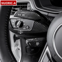 abs steering wheel wiper lever steering rod cover trim for audi a3 a4 a5 a6 a7 q5 q2 q3 car styling interior accessories