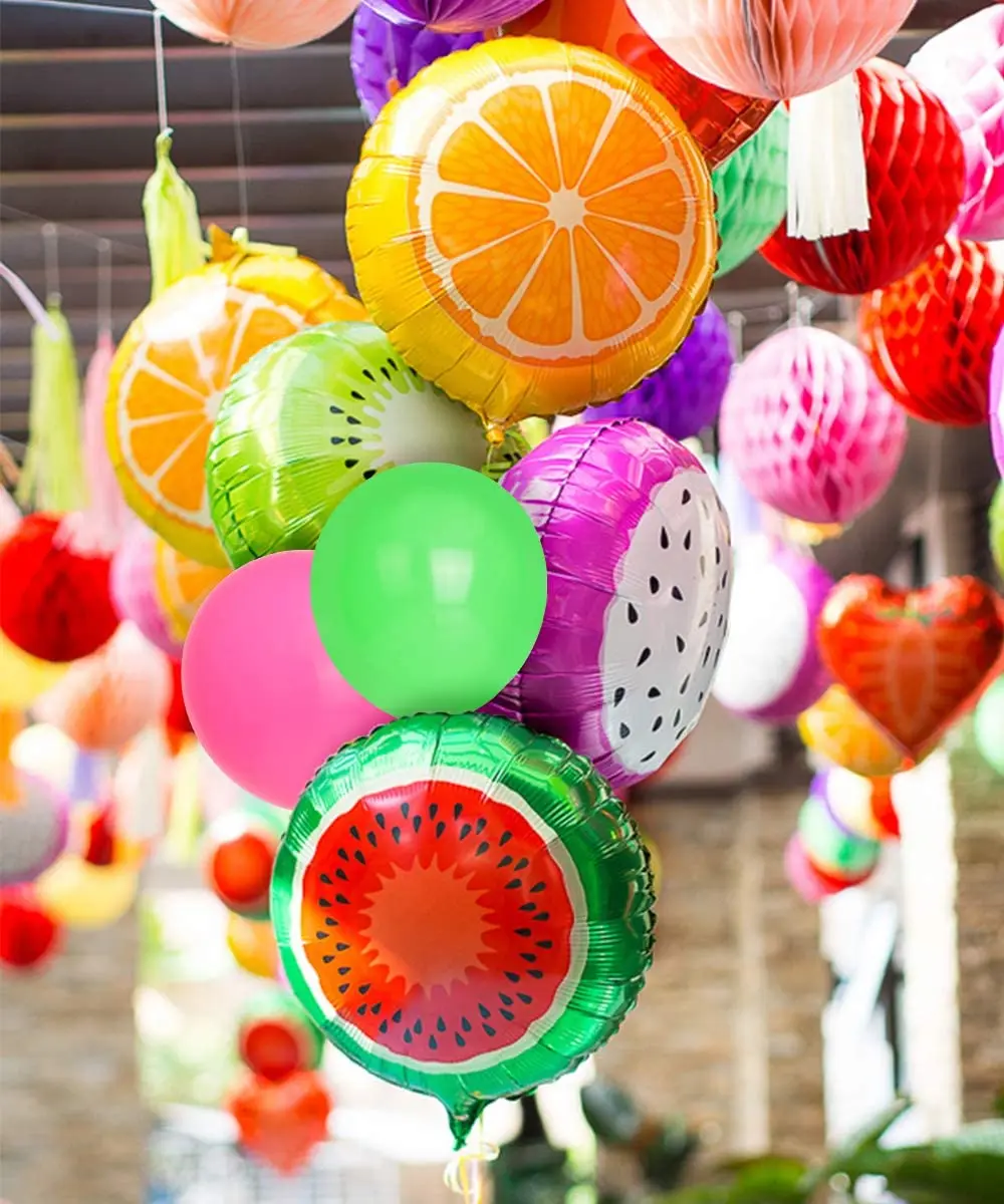 Twotti Frutti-Suministros de decoraci&oacute;n para fiestas, Kit de guirnalda de arco de globos de aluminio de fruta para cumplea&ntilde;os de ni&ntilde;a, Baby Shower-2