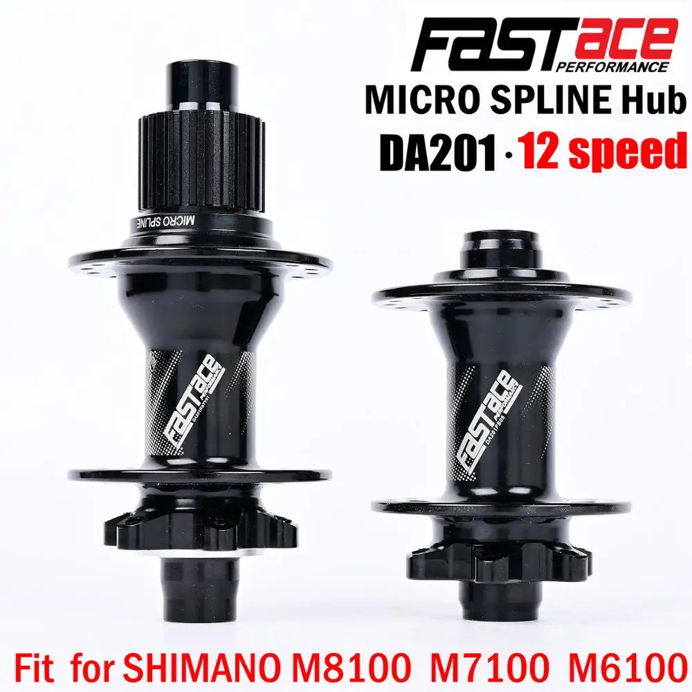 FASTACE DA201 Hub 12S Speed QR 135x10 мм 100x9 32H MICRO SPLINE для Shimano совместимый с DEORE XT M8100 SLX BOOST