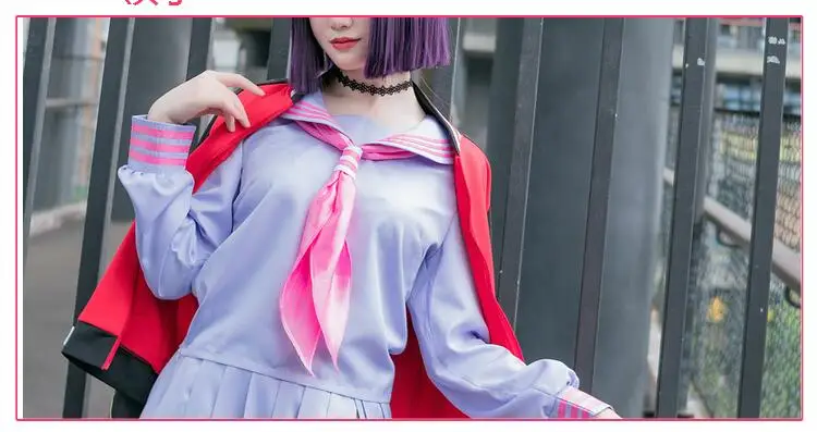 

Fate/Grand Order Assassin Shuten-douji Cos Woman JK School Uniform Cosplay Costume Lovely Sailor Suit Halloween Party Outfits