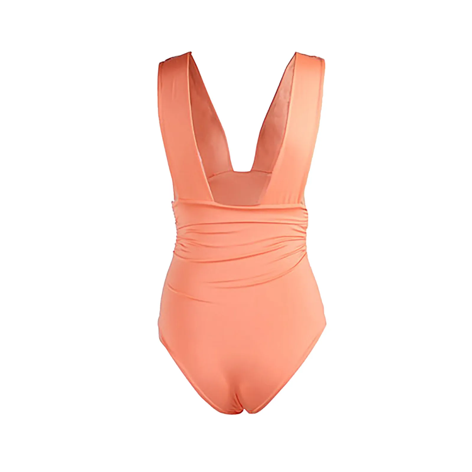 

Bikini 2020 Solid Swimsuit Women Swimwear Bikini Set Sexy Deep V Pleated Biquini Brazilian Summer Beach Bathing Suit Swim Wear