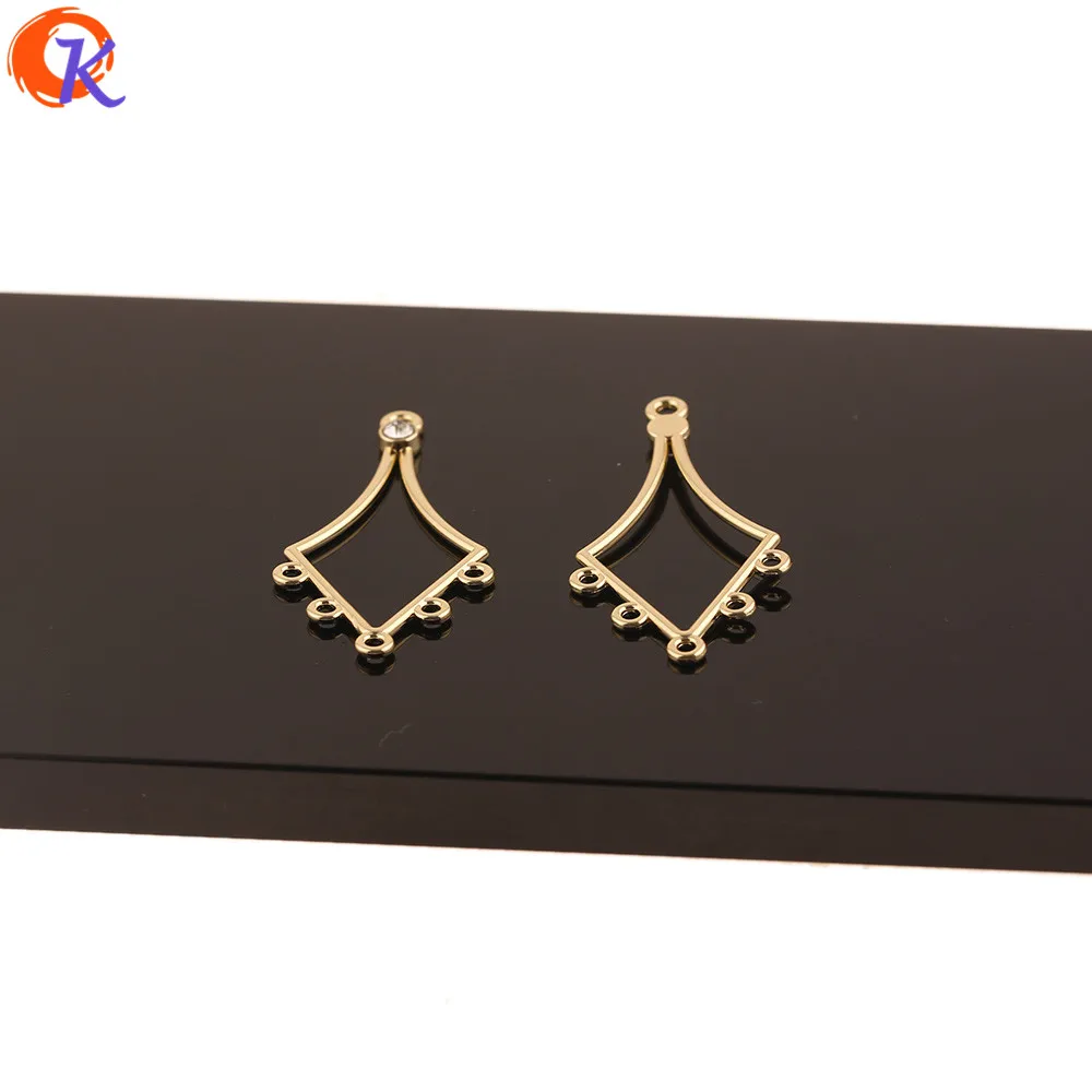 

Cordial Design 100Pcs 20*41MM Jewelry Accessories/Earring Findings/Hand Made/Drop Shape/Earrings Connectors/DIY Jewelry Making