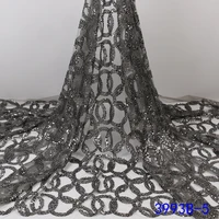xiya african grey lace fabric new desgin nigerian french lace fabrics 2022 high quality sequins for wedding dress 3993b