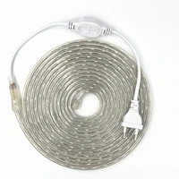 led strip light ac 220v smd 5050 flexible waterproof led tape 60ledsm ribbon for living room 1m2m3m4m5m6m7m8m10m15m20m