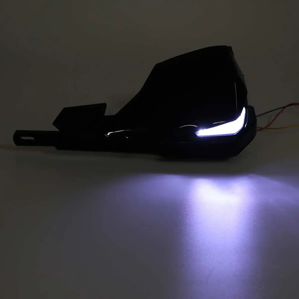 22 мм 25 28 мотоциклетная ручная защита СВЕТОДИОДНЫЕ белые фары для вождения