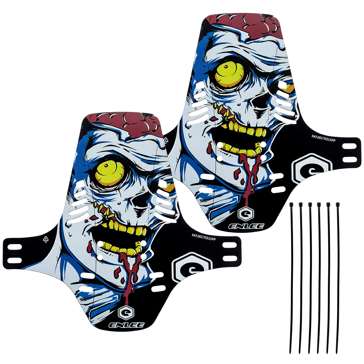 Велосипедное крыло Chooee переднее/заднее универсальное горное/дорожное 2 шт. |