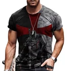 Летняя мода 3D печатных солидного мужчины, состоящий из футболки с рисунками из мультфильмов, светящиеся в темноте, для подростков с коротким рукавом в стиле хип-хоп Уличная дышащая свободные футболки с О-образным вырезом топы