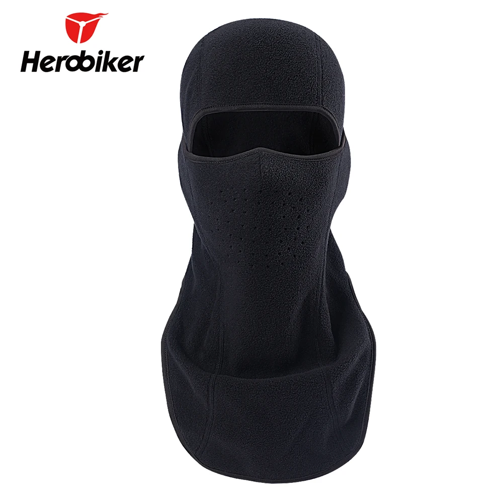 MTT-17287 01 black HEROBIKER Балаклава мотоциклетная маска для лица мотоциклетный шлем бандана-капюшон Лыжная маска для лица ветрозащитная Пылезащитная маска для лица - Цвет: MTT-17287 01 black