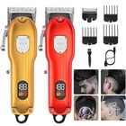 Аккумуляторная машинка для стрижки волос Kemei, профессиональный электрический триммер для мужчин, аккумуляторная машинка для волос 2
