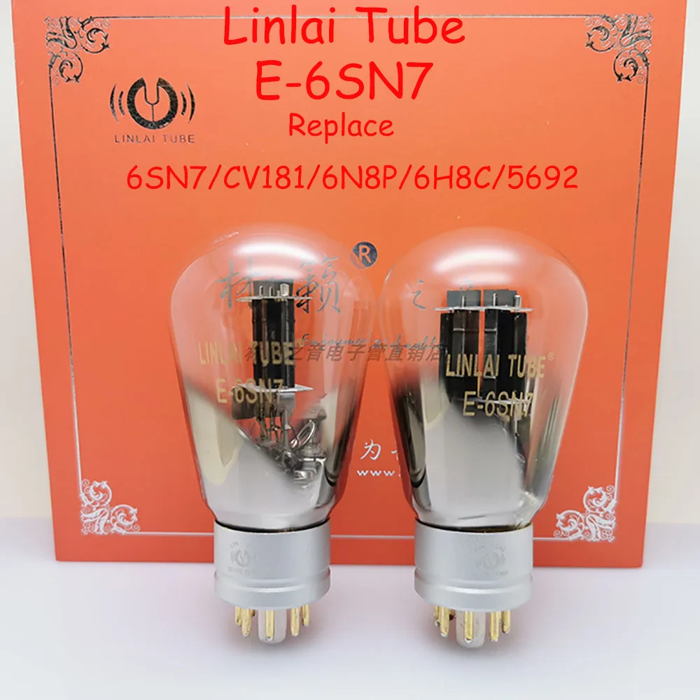 LINLAI tube E-6SN7 Elite Series замена EH/shuguang/PSVANE 6SN7 CV181 6N8P 6H8C 5692 оригинальная точность |