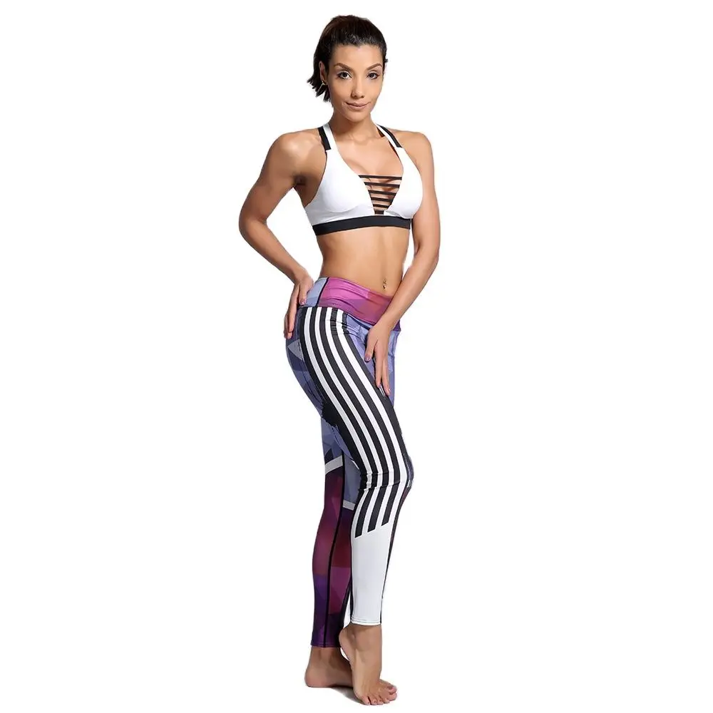 Новинка женские Леггинсы для йоги и фитнеса размеры от S до 3xL с синими звездами в