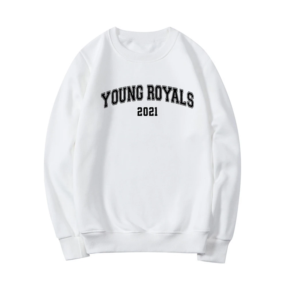 

Young Royals TV Show Inspired Sweatshirt Hillerska Skolan Unisex Crewneck Sweatshirts Streetwear Women Casual Top Graphic Hoodie