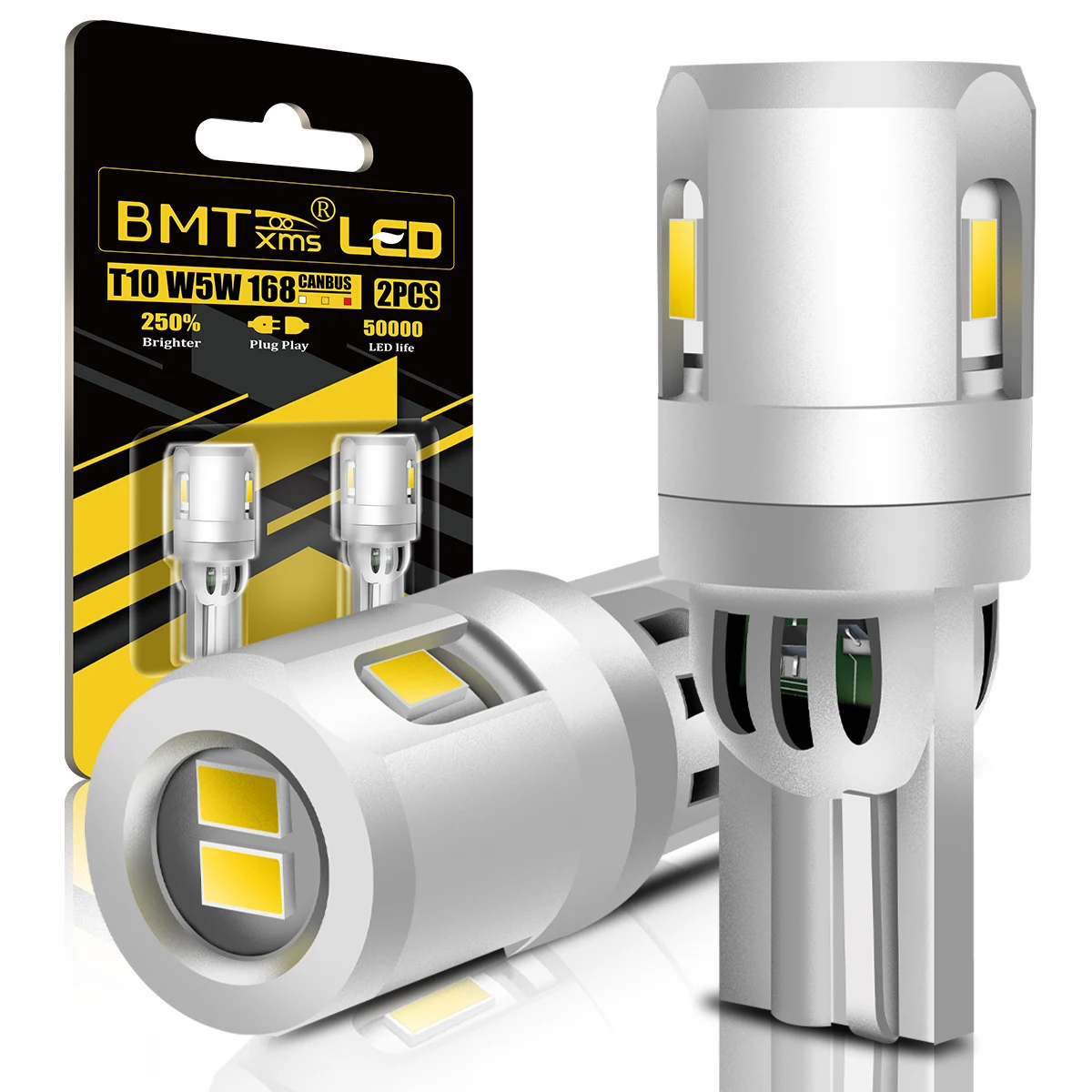 BMTxms T10 W5W Светодиодная лампа Canbus 168 194 светильник для VW Golf 4 5 6 7 Passat B5 B6 B7 Jetta MK4 MK5 MK6 Polo