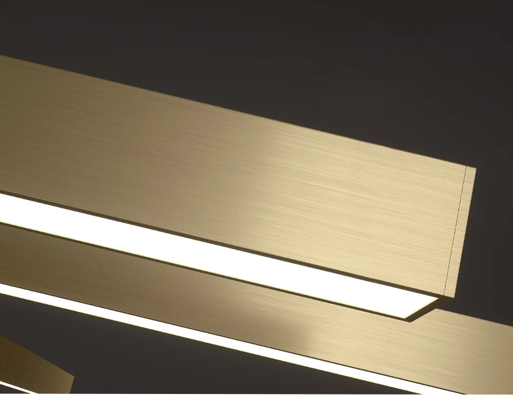 New Modern LED Chandelier Lighting Brief Gold Home Decoration Hanglamp Living Dining Room Light Fixtures Kitchen Island Lamp