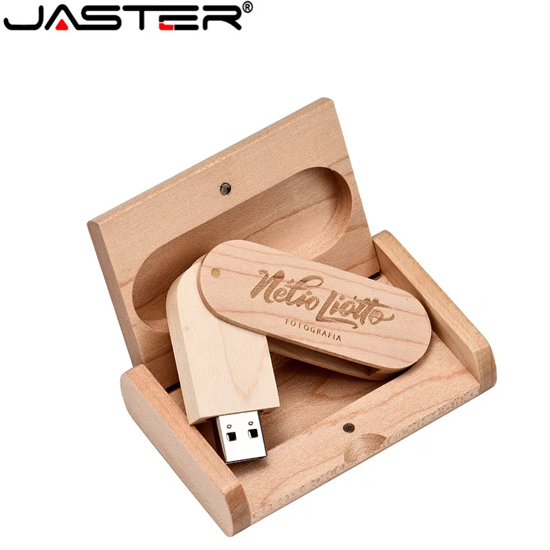 JASTER Новый USB 2 0 деревянный usb + флип-бокс флеш-накопитель карта памяти Флеш