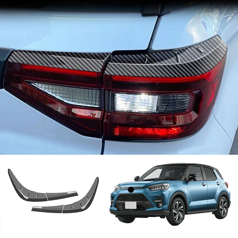 

Автомобильный задний фонарь Накладка для бровей декоративная отделка спойлер стиль для Toyota Raize 200 ROCKY Series