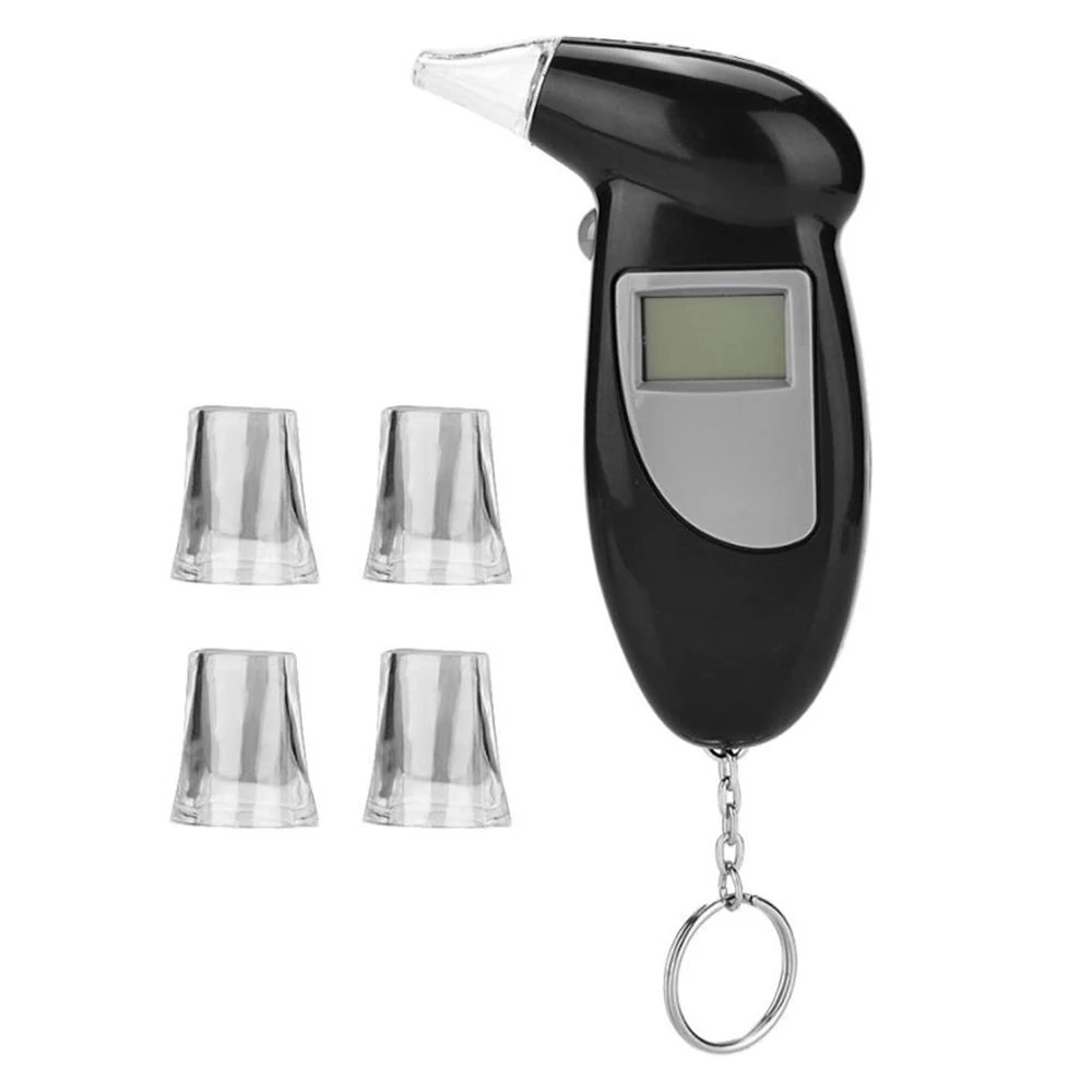 

Portable Breath Tester and Handheld Backlight Digital Alcohol Tester for wine Breathalyzer Analyzer LCD Vehicle Alcohol Detector