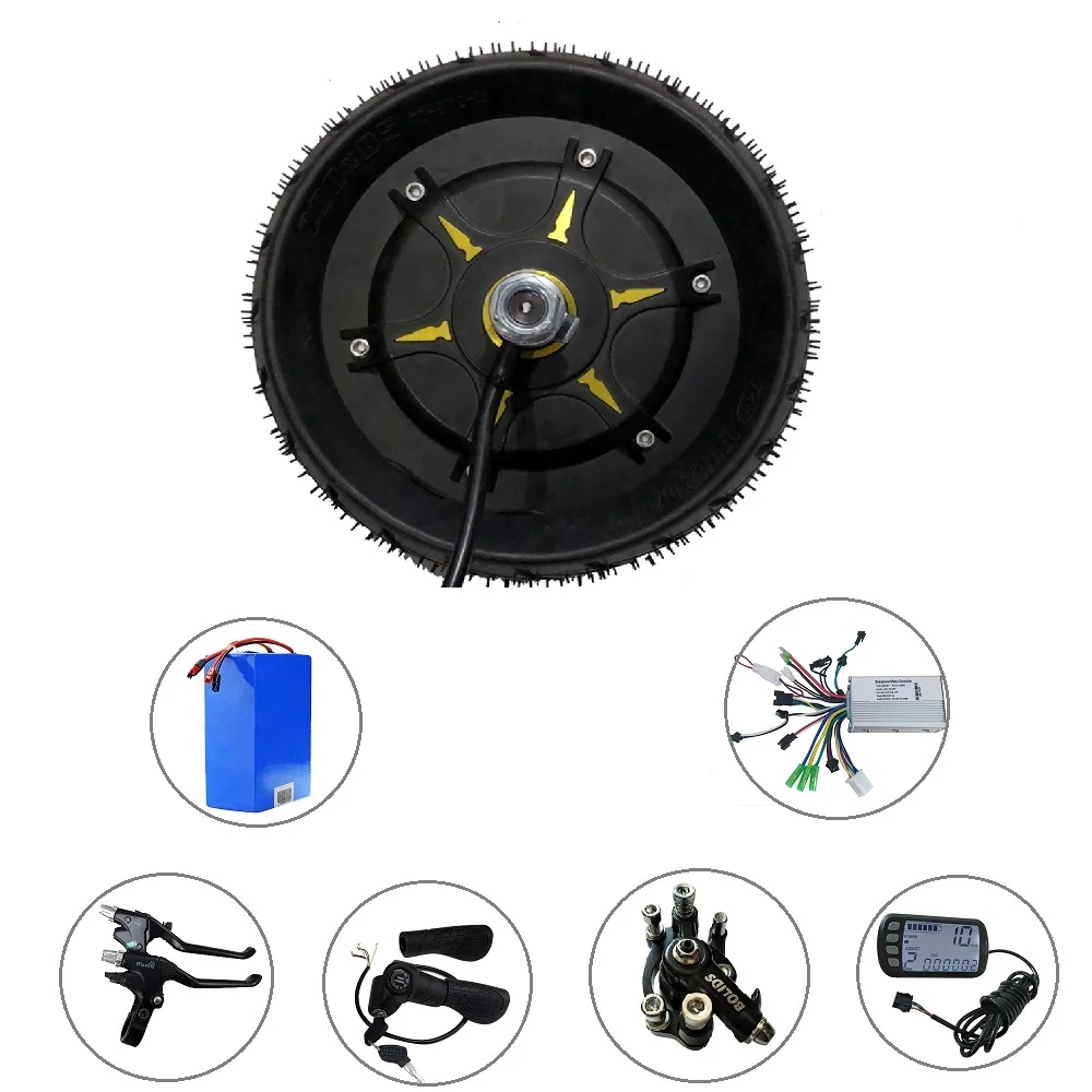 8 дюймов 48V 1000W 200*81 мотор для электрического велосипеда комплект с толстыми