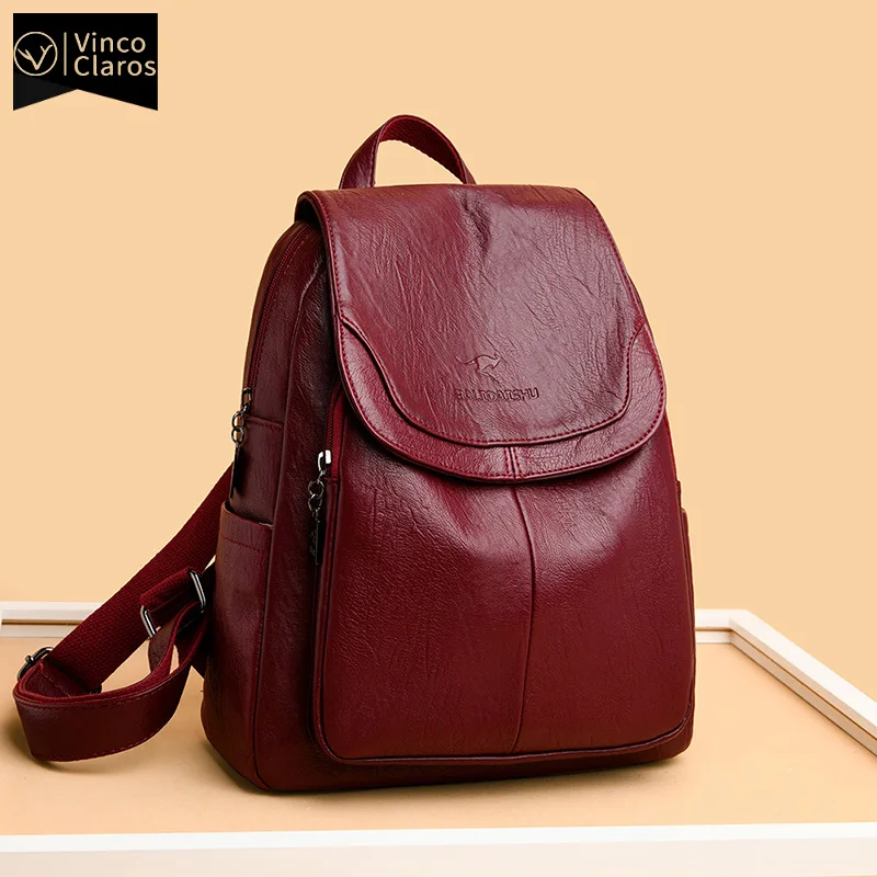Высококачественный кожаный рюкзак дизайнерские сумки для женщин Модный женский