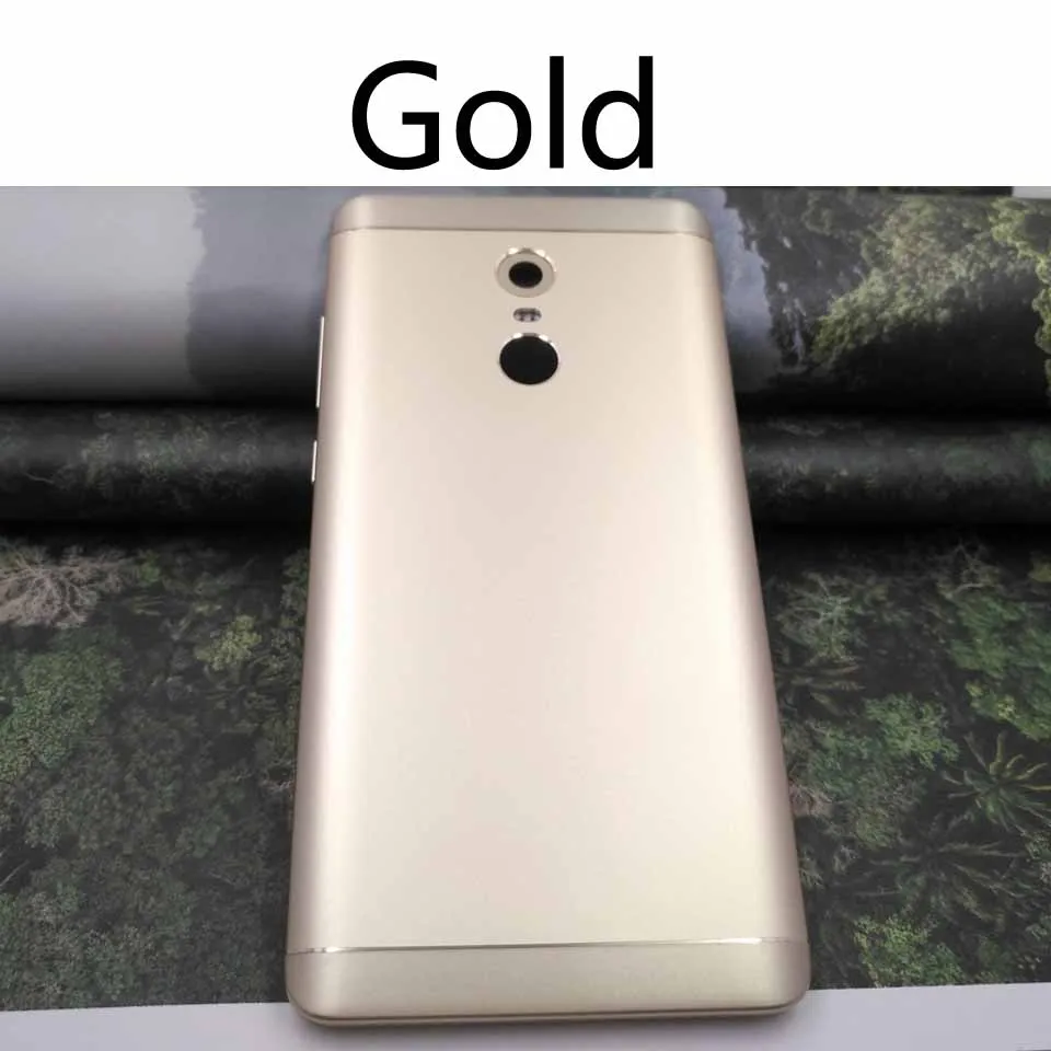 Gold-No tool Note4X задняя крышка батарейного отсека для Xiaomi Redmi Note 4x задняя крышка батарейного отсека чехол на заднюю крышку корпус замена корпуса - Цвет: Gold-No tool