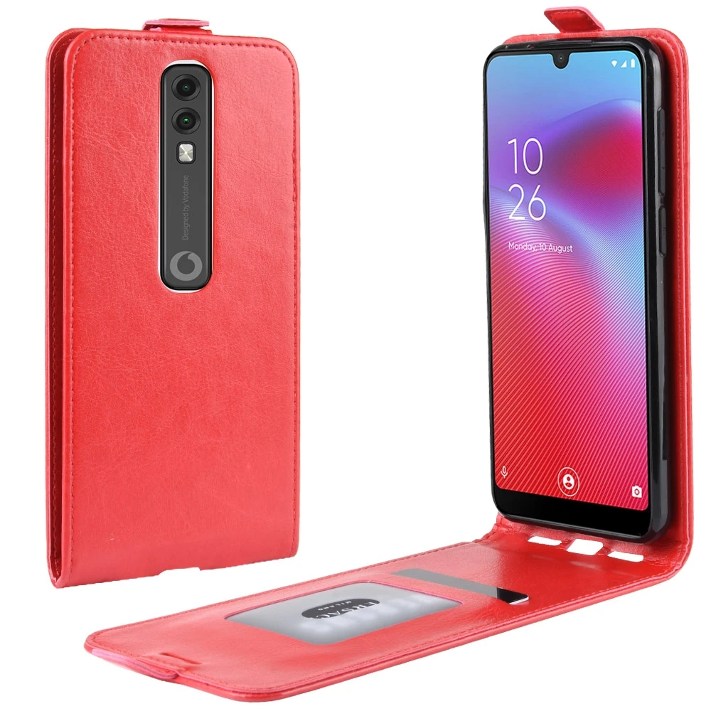 Вертикальный кожаный чехол-Кобура VFD 730 для Vodafone Smart V10 | Мобильные телефоны и