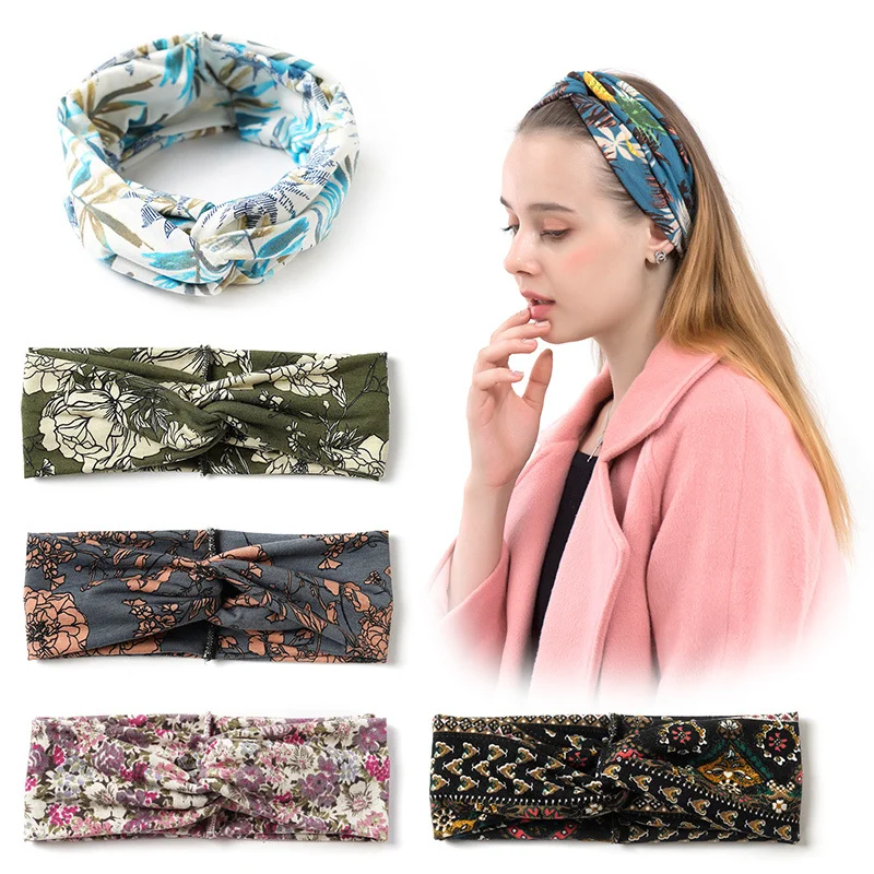 Ободок для волос в африканском стиле Женский стильная повязка на голову