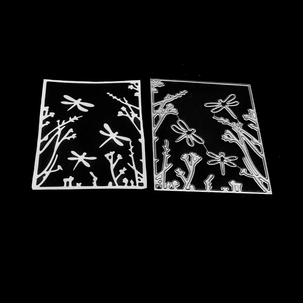 Стрекоза металлические режущие штампы трафарет для скрапбукинга &quotсделай