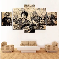 japan anime role wall art poster and prints 5 pieces canvas painting home decor living room modular picture frame gift artworks